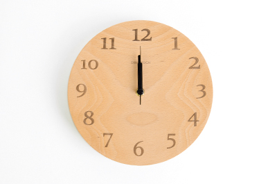 Concave Digital Wall Clock
