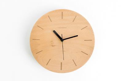 Concave Stripes Wall Clock