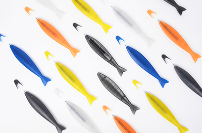 五彩塑料鱼笔